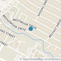 Map location of 1318 Broadmoor Drive, Austin, TX 78723