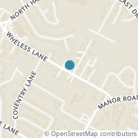 Map location of 2600 Wheless Lane, Austin, TX 78723