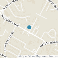 Map location of 2602 Wheless Lane, Austin, TX 78723