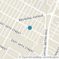Map location of 5015 Martin Ave #2, Austin TX 78751