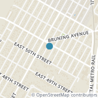 Map location of 5012 Evans Ave, Austin TX 78751