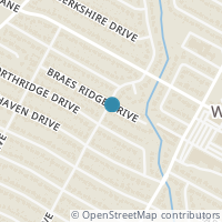 Map location of 1501 Braes Ridge Dr, Austin TX 78723