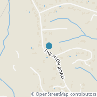 Map location of 1400 The High Road, Austin, TX 78746