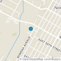 Map location of 5004 Rowena Ave #A, Austin TX 78751