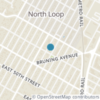 Map location of 5202 Evans Ave #A, Austin TX 78751