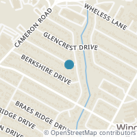 Map location of 1421 Hillcrest Dr, Austin TX 78723