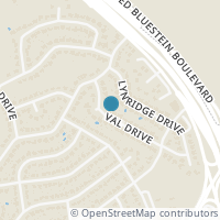 Map location of 3010 Val Dr, Austin TX 78723