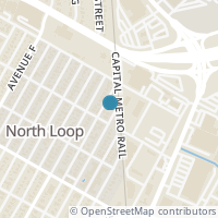 Map location of 5504 Evans Avenue, Austin, TX 78751