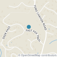 Map location of 5000 FAST FOX Trail, Austin, TX 78746