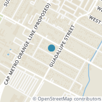 Map location of 604 Genard Street, Austin, TX 78751