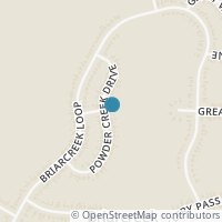Map location of 17800 Powder Creek Dr, Manor TX 78653