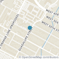 Map location of 600 Franklin Blvd #B, Austin TX 78751