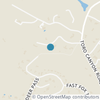 Map location of 5215 Fossil Rim Road, Austin, TX 78746