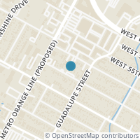 Map location of 610 Franklin Blvd, Austin TX 78751