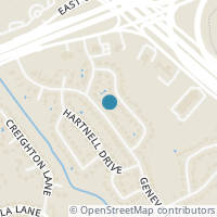 Map location of 7303 Geneva Dr, Austin TX 78723