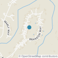 Map location of 628 Brandon Way, Austin TX 78733