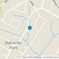 Map location of 4511 Balcones Drive, Austin, TX 78731
