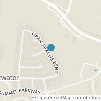 Map location of 5501 Lipan Apache Bnd, Austin TX 78738