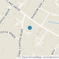 Map location of 3807 Toro Canyon Rd #2, Austin TX 78746