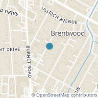 Map location of 5603 Clay Avenue #A, Austin, TX 78756