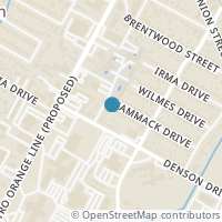 Map location of 619 Hammack Dr #1, Austin TX 78752