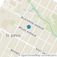 Map location of 7305 Carver Avenue, Austin, TX 78752