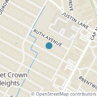 Map location of 1002 Brentwood Street, Austin, TX 78757