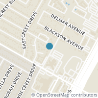 Map location of 7304 Duval St, Austin TX 78752