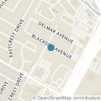Map location of 505 Blackson Avenue, Austin, TX 78752
