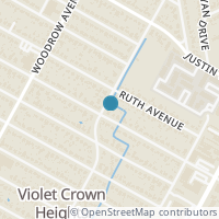 Map location of 6601 Grover Ave, Austin TX 78757
