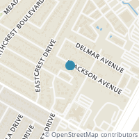 Map location of 313 Blackson Avenue, Austin, TX 78752