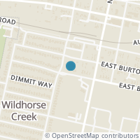 Map location of 205 W Brenham St, Manor TX 78653