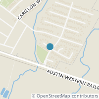 Map location of 12315 Savannah Brooks Lane, Manor, TX 78653