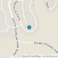 Map location of 701 Santaluz Path, Austin, TX 78732