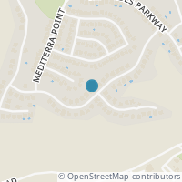 Map location of 400 Emerald Ridge Dr, Austin TX 78732