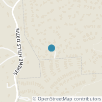 Map location of 2 Autumn Oaks Pl, The Hills TX 78738