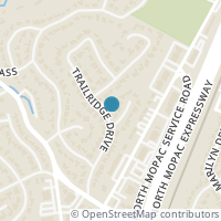 Map location of 5803 Trailridge Dr, Austin TX 78731