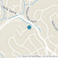 Map location of 3603 Las Colinas Dr #B, Austin TX 78731