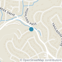 Map location of 3601 Las Colinas Dr #C, Austin TX 78731