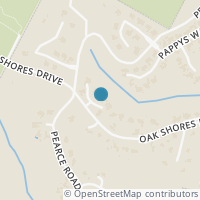 Map location of 7416 Oak Shores Drive, Austin, TX 78730