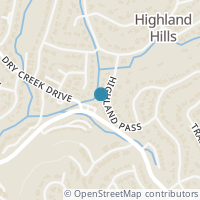 Map location of 5814 Highland Pass, Austin, TX 78731