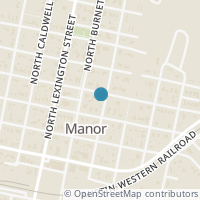 Map location of 210 E Wheeler St, Manor TX 78653