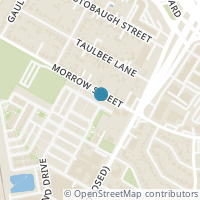 Map location of 903 Morrow Street, Austin, TX 78757
