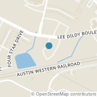 Map location of 111 Insider Loop, Elgin TX 78621