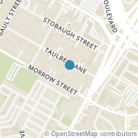 Map location of 907 Taulbee Ln, Austin TX 78757