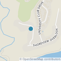 Map location of 1420 Shoreview Cv, Austin TX 78732