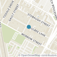Map location of 1011 Taulbee Lane, Austin, TX 78757
