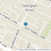 Map location of 104 E Powell Lane, Austin, TX 78753