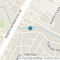 Map location of 908 Hermitage Drive, Austin, TX 78753