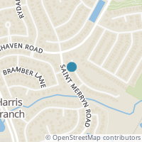 Map location of 6819 William Wallace Way, Austin TX 78754